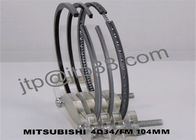 Kolbenring-Ausrüstungen 104mm Mitsubishis 4D34 Durchmesser für Mitsubishi Soem ICH - 997237