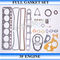 Dieselmotor der Toyota-Motorüberholungs-Dichtungs-Ausrüstungs-2E 3E zerteilt 11115-11060 11115-11040